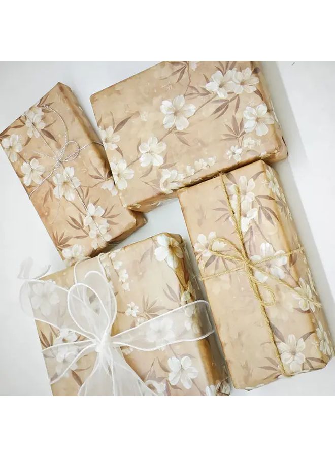 25 Sheets Apricot Blossom Gift Wrapping Tissue Paper 20x14 Inches - Image 5