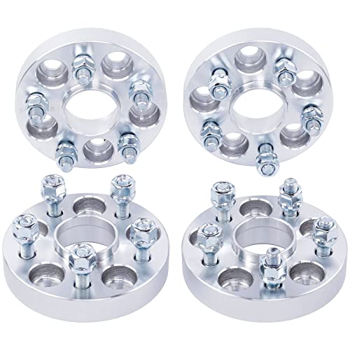 DCVAMOUS 4PC 5x115 Hubcentric Wheel Spacers 1 Inch with 14x1.5 Studs 71.5mm Hub Bore Compatible with Dodge 5 Lug for 2005-2022 300 | 2004-2008 Magnum | 2006-2022 Charger | 2009-2022 Challenger - Image 1