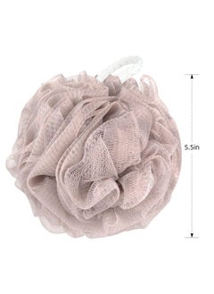 Fu Store Bath Sponges Shower Loofahs 70G Mesh Balls Sponge 4 Solid Colors For Body Wash Bathroom Men Women 4 Pack Scrubber Cleaning Loofah Bathing Accessories  - Image 5