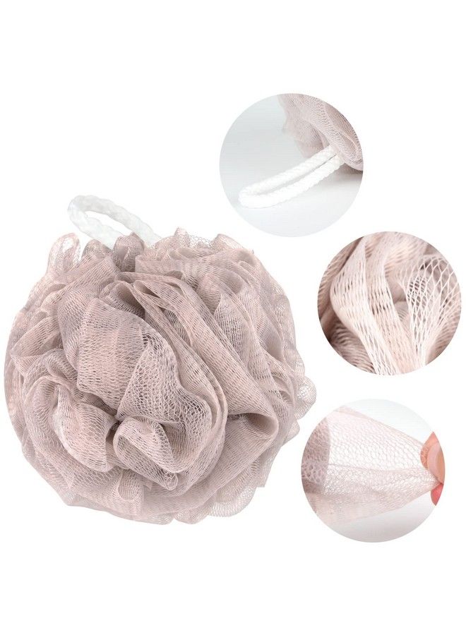 Fu Store Bath Sponges Shower Loofahs 70G Mesh Balls Sponge 4 Solid Colors For Body Wash Bathroom Men Women 4 Pack Scrubber Cleaning Loofah Bathing Accessories - Image 4