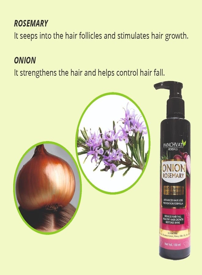 Panchvati Onion Rosemary Herbal Shampoo - 150ml (Pack Of-2) - Image 4