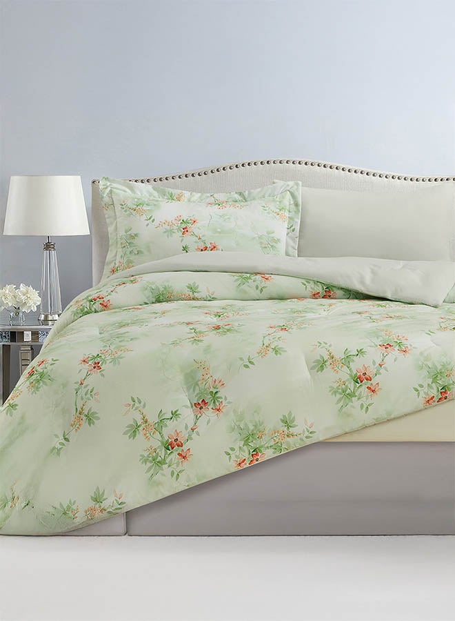In-House Billy | Microfiber Comforter Set 4 Pieces - Queen - 240x190 cm - Multicolor  - Image 3