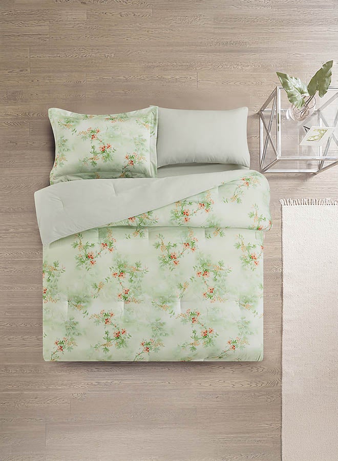 In-House Billy | Microfiber Comforter Set 4 Pieces - Queen - 240x190 cm - Multicolor  - Image 2