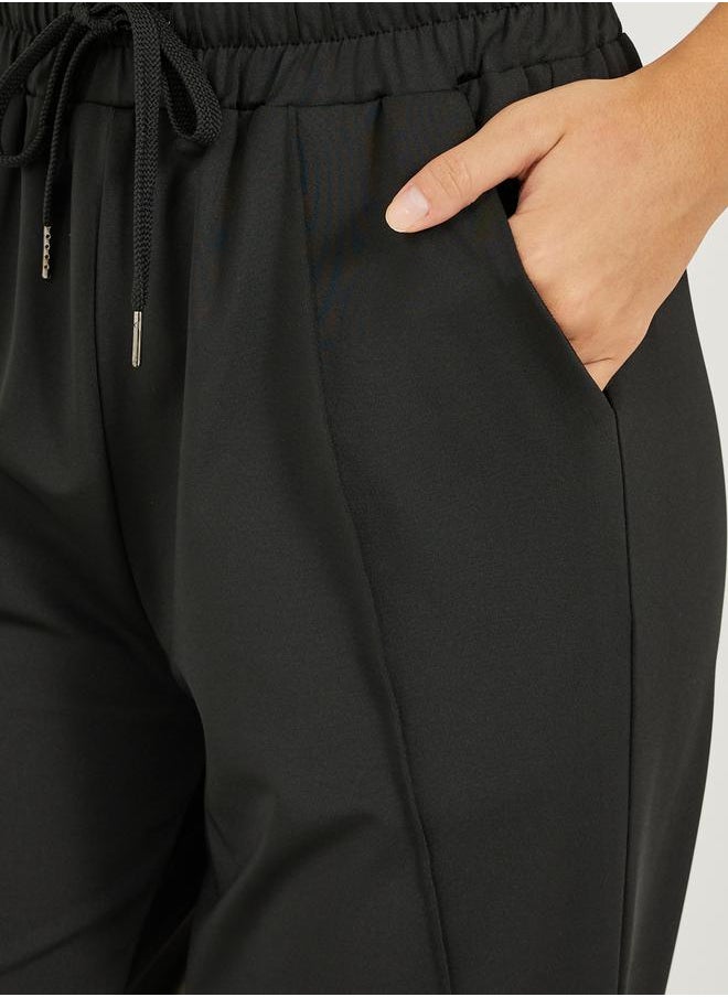 Styli Seam & Drawstring Detail Joggers  - Image 3