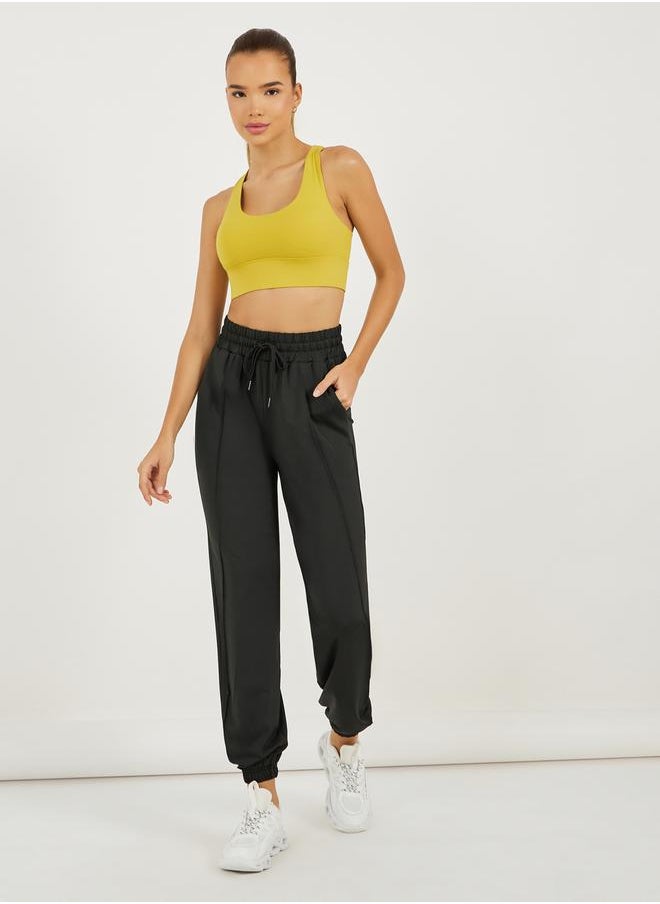 Styli Seam & Drawstring Detail Joggers  - Image 1