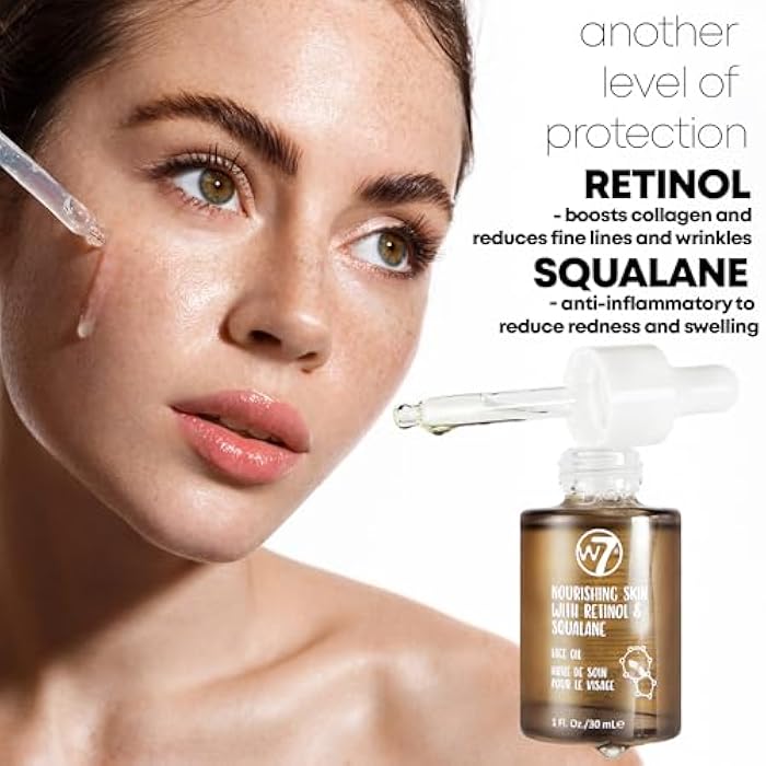 W7 Hydrate & Revive Set – Skincare Trio for Intense Hydration, Nourishment & Radiance – Includes Under Eye Gel Patches (5 Pairs), Non-Greasy Face Oil & Revitalizing Eye Cream - Image 4