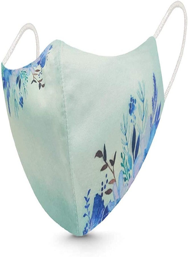 Sajani Pure Cotton Face Mask for Women/ Digital Printed Mask/ 3 Layers Skin Friendly Washable Fabric, Light Weight & Comfortable Mask(Pack Of 14) - Image 3