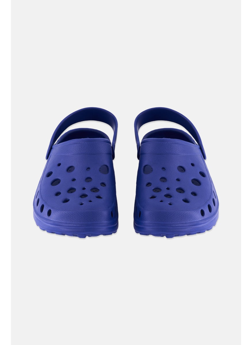 Woz - Men Slingback Clogs, Blue - Image 1