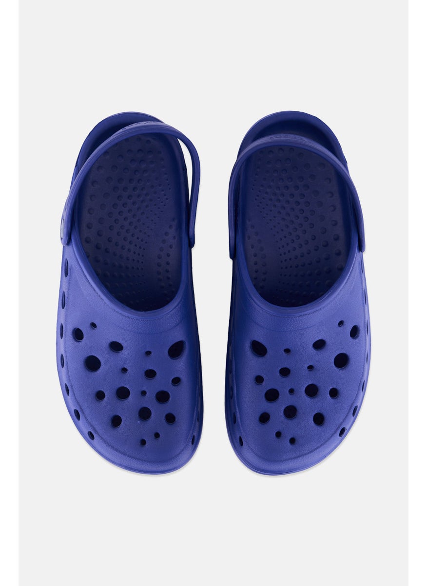Woz - Men Slingback Clogs, Blue - Image 1