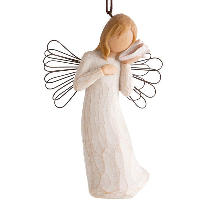 Thinking of You Ornament Sculpted HandPainted Figure