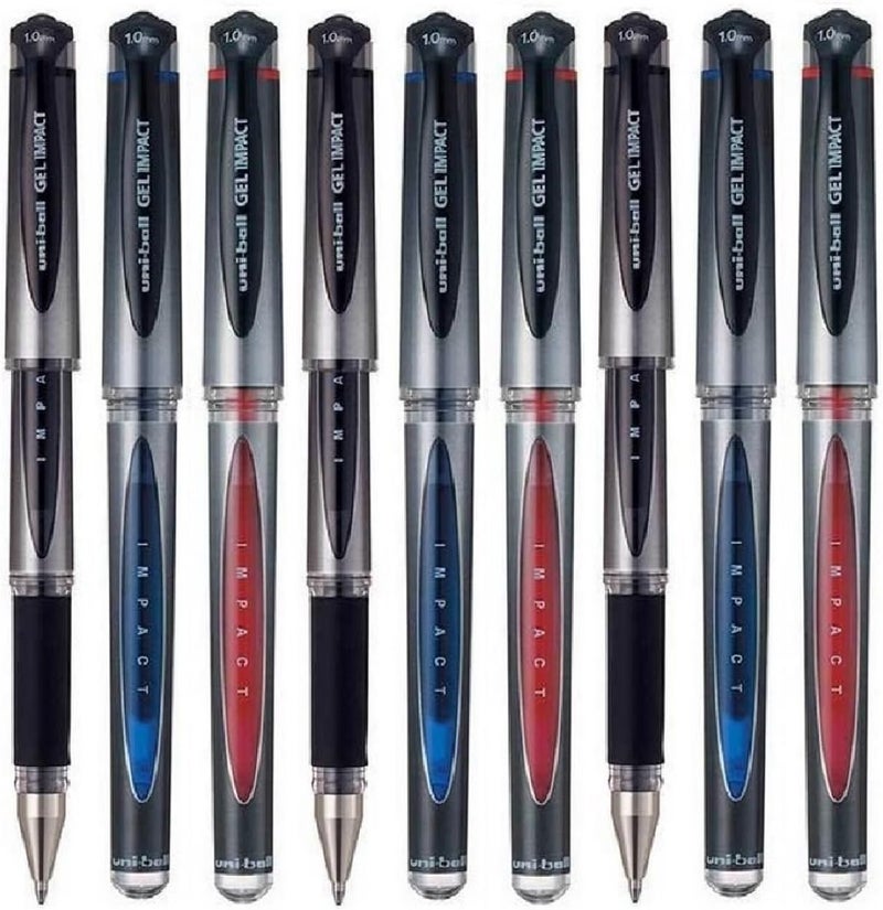 uni-ball Gel Impact Rollerball Pen Set - 9 Pens