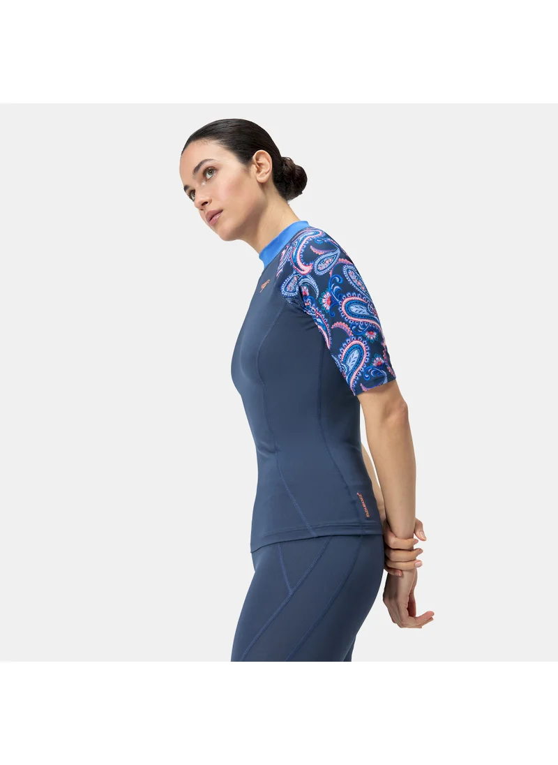 speedo Women's Printed Swimming Rashguard