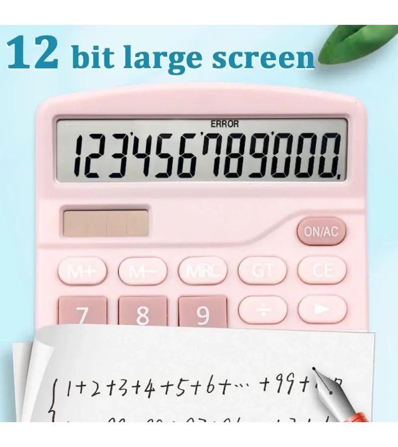 Multifunctional Scientific Calculator In Blue With Dual Power Supply Large Color Display For Exams Financial Accounting - Image 4