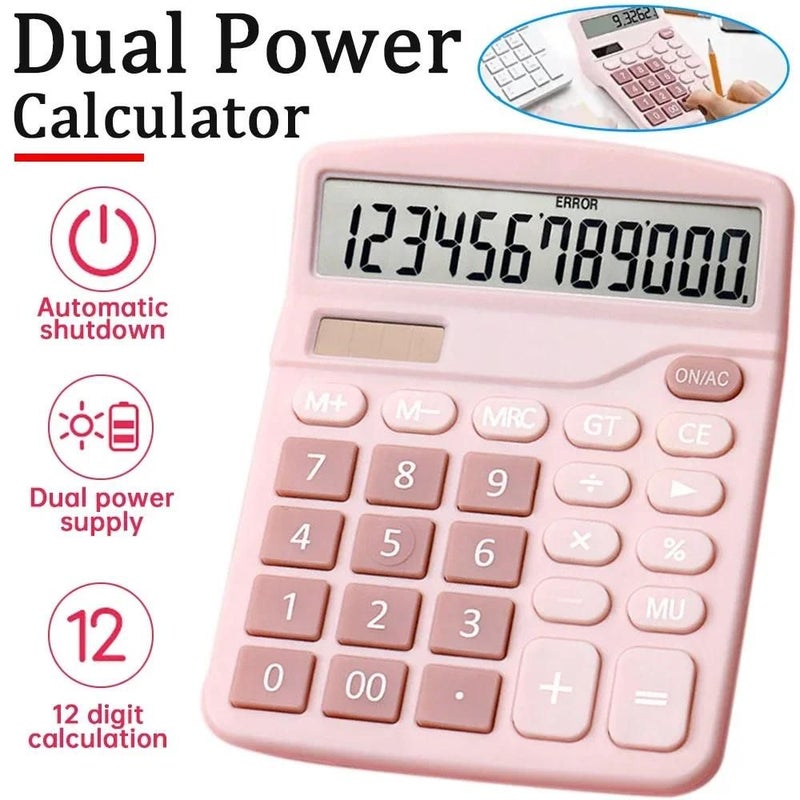 Multifunctional Scientific Calculator In Blue With Dual Power Supply Large Color Display For Exams Financial Accounting - Image 2