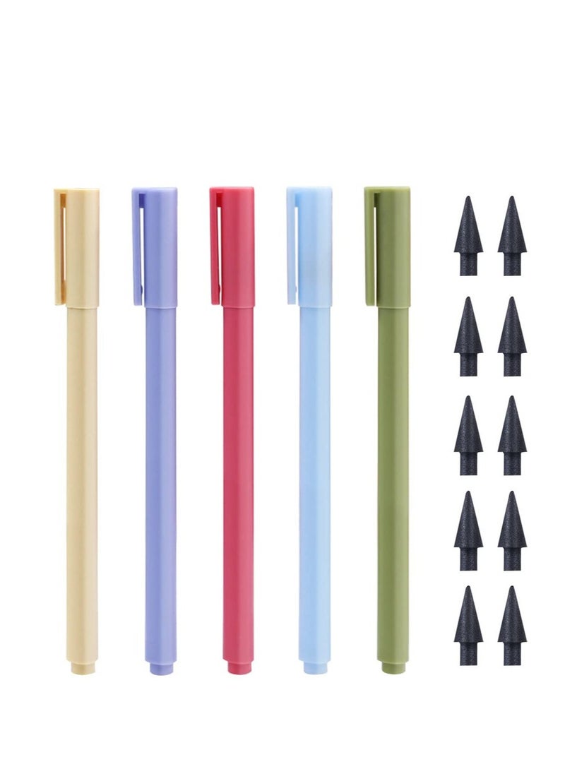 SYOSI - 10 Pcs Eternal Pencils Inkless Pen With 10PCS Replaceable Refills Technology Unlimited Writing Magic Pencil For School Office Professional Use - Image 1
