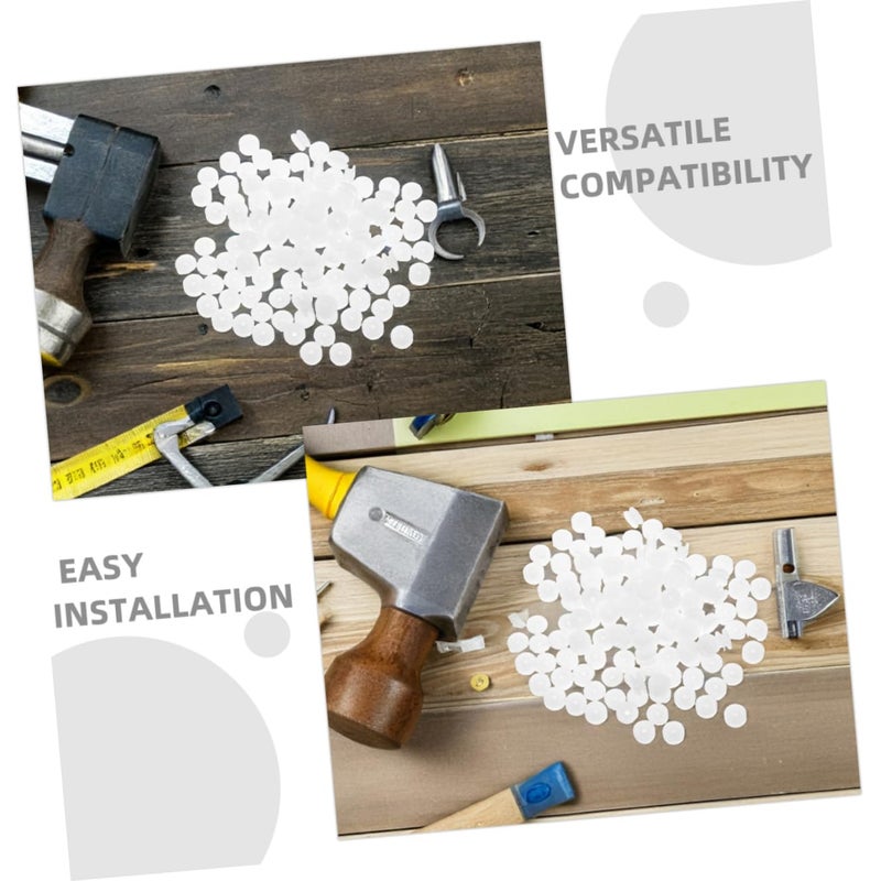 White Plastic Pulley Wheels 60pcs Set For DIY Educational Models Transmission Efficiency - Image 4