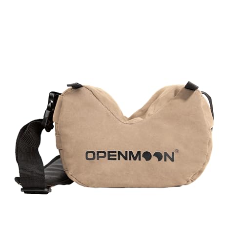 OPENMOON Camera Support Saddle Saddlebags Heavy-Duty Splash-Proof material Canvas(Brown, L) - Image 2