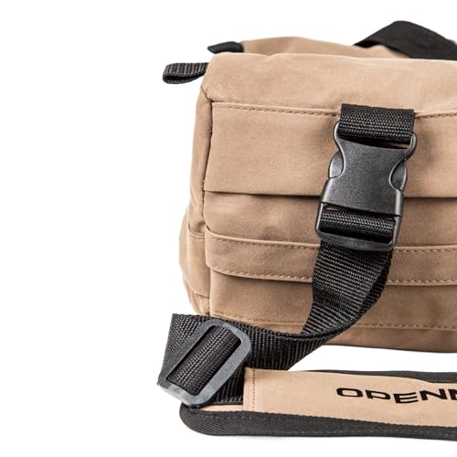 OPENMOON Camera Support Saddle Saddlebags Heavy-Duty Splash-Proof material Canvas(Brown, L) - Image 5