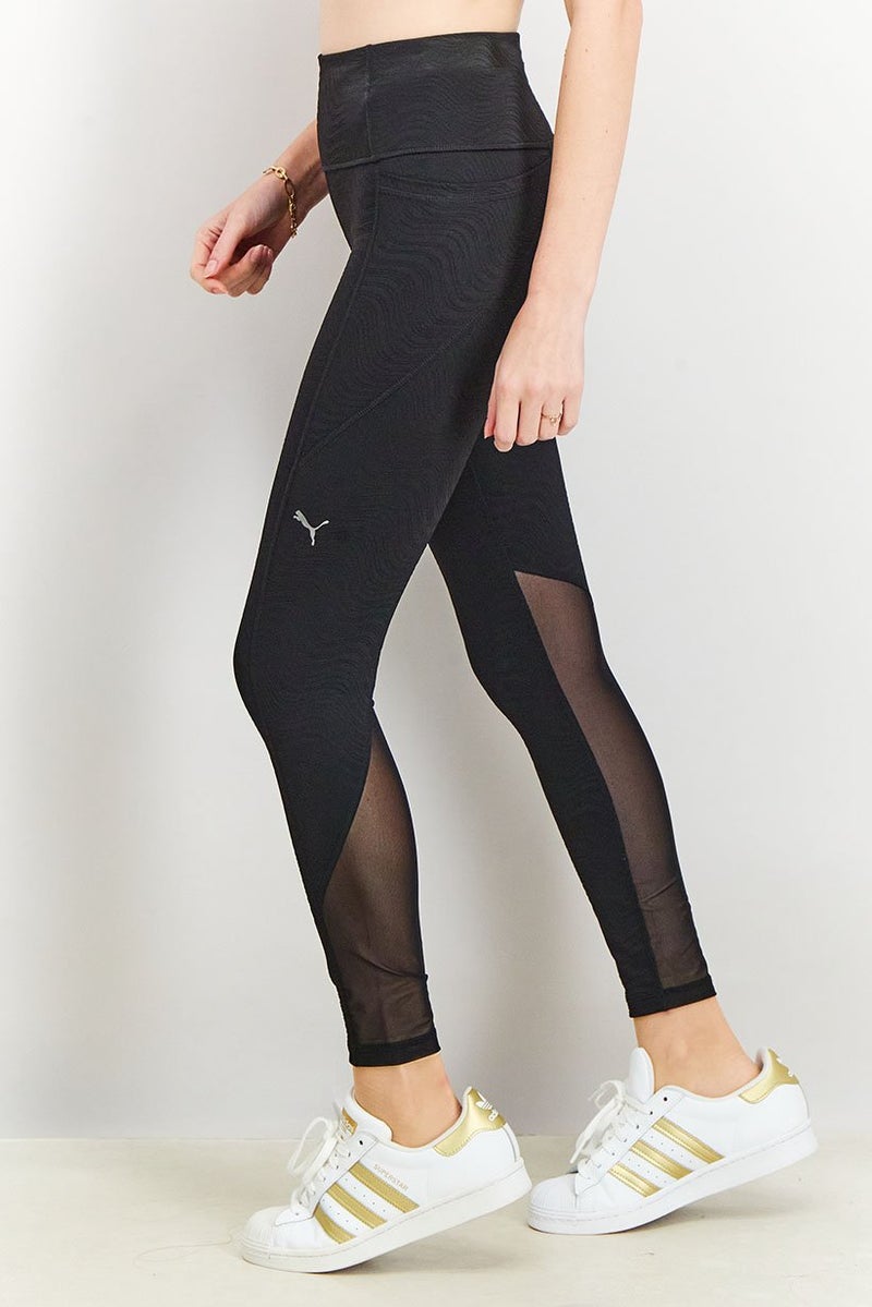 PUMA Women Sportswear Fit Flawless High Waist Training Tights, Black - Image 3