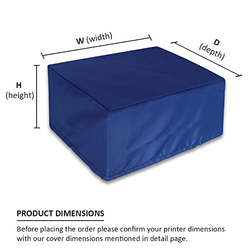 INF Dust Proof WaterProof Washable Printer Cover for HP Smart Tank WiFi 530 (Blue) - Image 4
