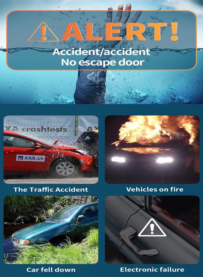 Quick Escape From Vehicle Tempered Safety Glass Breaker - Image 5