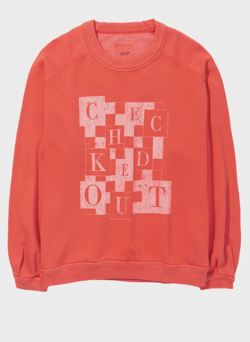 Aerie Crew Neck Sweatshirt