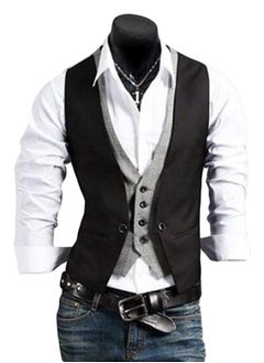 NIBEMINENT Classic Waistcoat Black  - Image 1