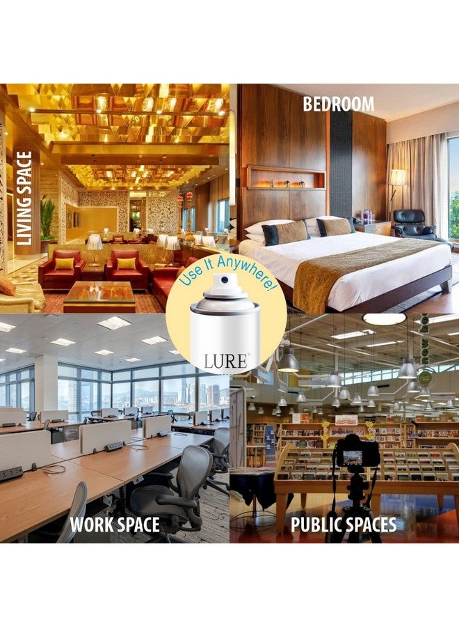 Lure Room Freshener | Air Freshener for Home And Office - OUD & SAFFRON (220ml Each, Pack of 4) - Image 4