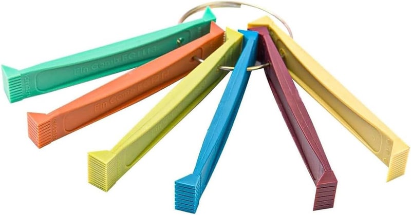 Foloose Air Conditioner Fin Cleaner Set Air Conditioner Condenser Fin Comb Ac Coil Cleaner Air Refrigerator Fin Cleaner Evaporator Radiator Repair Clean Tool(6PCS） - Image 3