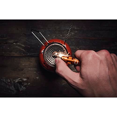 Exotac nanoSPARK Ultra-Compact Fire Starter with One-Handed Operation High-Spark Flint Wheel and Waterproof Storage Compartment Holds quickLIGHT Tinder and Up to 5 Replacement Flints - Image 3