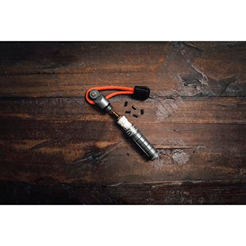 Exotac nanoSPARK Ultra-Compact Fire Starter with One-Handed Operation High-Spark Flint Wheel and Waterproof Storage Compartment Holds quickLIGHT Tinder and Up to 5 Replacement Flints - Image 4