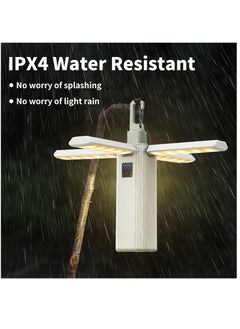 Excefore Foldable Camping Lantern Light Flashlight, Rechargeable 1000 LM, 2000mAh, Dimmable Camping Lantern Flashlight, Camping Essentials, IPX4 Waterproof LED Lantern, Camping Light For Hiking, Power Outages  - Image 5
