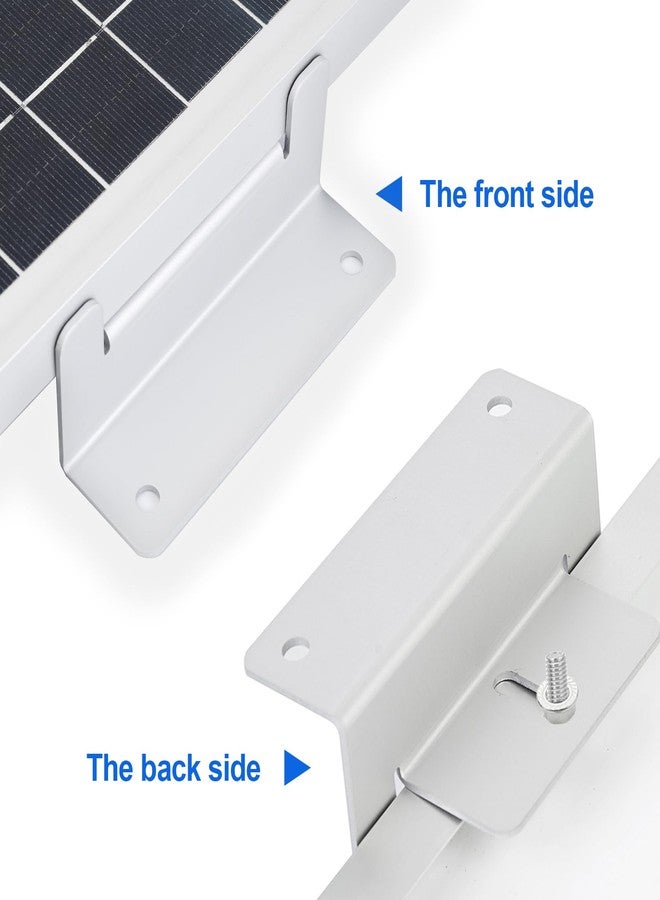 ECO-WORTHY 4 Pack Solar Panel Roof Mounting Aluminum Z Bracket Set with Nuts and Bolts for RV, Boat, Roof and Other Off Gird Roof Installation(Z Brackets) - Image 5
