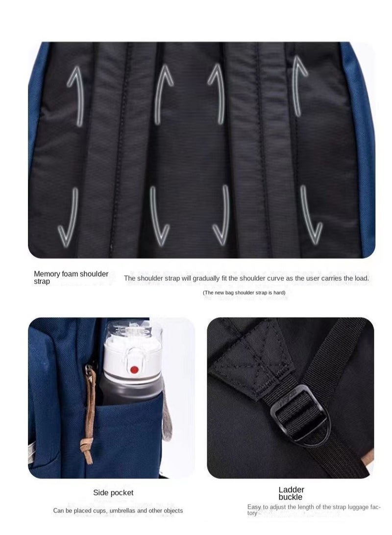 JANSPORT Superbreak Solid Backpack For men  Laptop Backpack Unisex -Navy Blue - Image 4