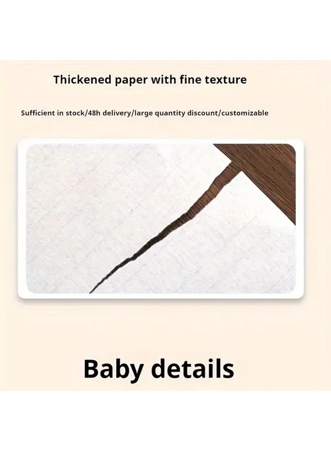 Four Feet Four Sheets Rice Paper 50 Sheets Semi Raw Thickened Xuan Paper Calligraphy Brush Painting Practice for Beginners - Image 5