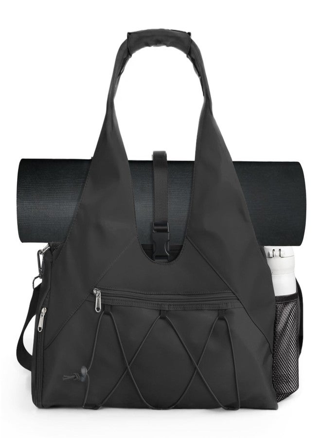 Forestfish Gym Bag For Women With Yoga Mat Holder & Shoe Compartment & Wet Dry Storage Pocket & Adjustable Strap - Image 1