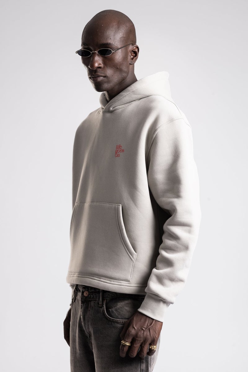 Catch Embossed Printed Hooded Sweatshirt - Image 2