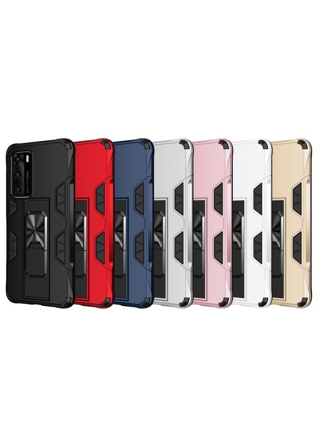 Zaboon Case For Huawei P40 Shockproof TPU + PC Magnetic Protective Case with Holder - Image 2