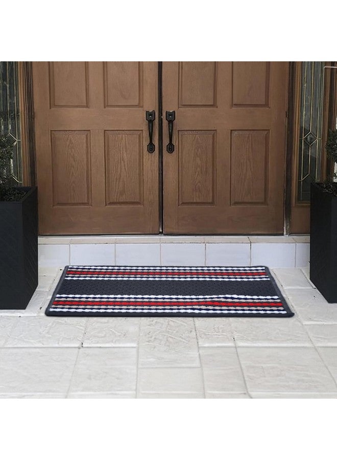 Status Contract حصيرة مدخل مضادة للانزلاق من ستاتوس كونتراكت (38x58 سم) | سجادة غرفة المعيشة | سجادة أرضية من البولي بروبيلين للمنزل | سجادة صغيرة أساسية للمكتب وغرفة النوم والمطبخ | - عبوة من 2 (رمادي)، مستطيلة - Image 2