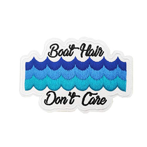 CutePatch Boat Hair Dont Care Hats DIY Iron on Patch