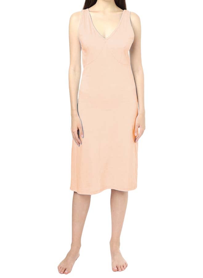 Dahab Cotton Basic V-Neck Full Slip For Womenimon - Image 3