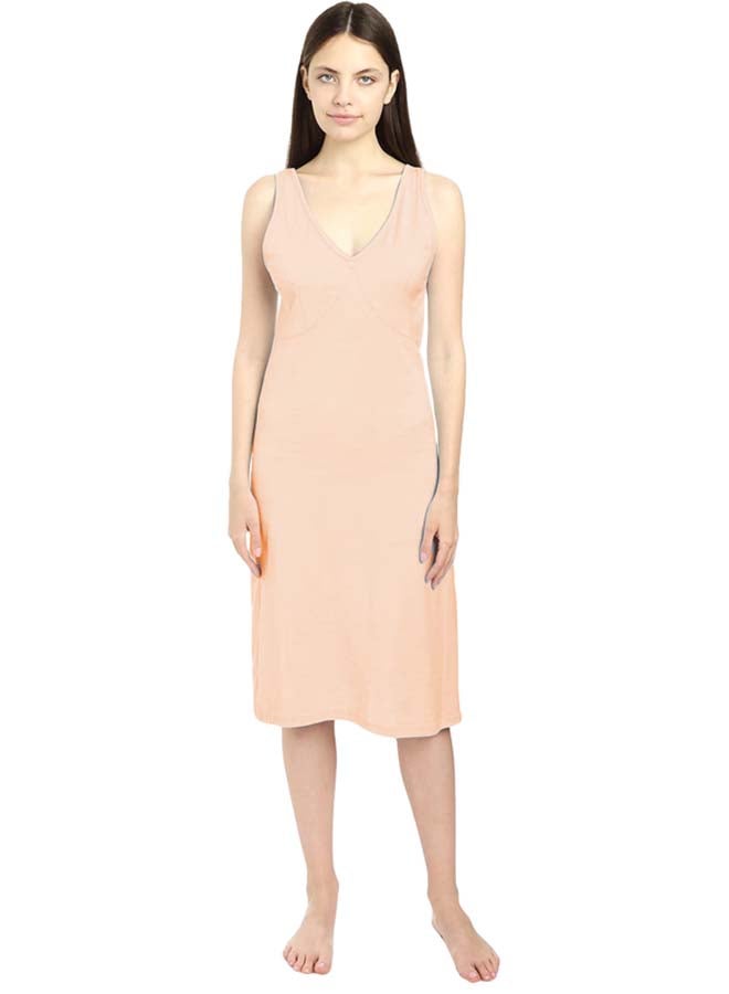 Dahab Cotton Basic V-Neck Full Slip For Womenimon - Image 1