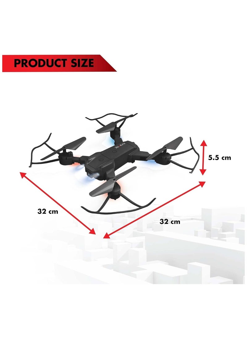 Silverlit - FLYBOTIC Silverlit Foldable Drone, Adjustable Camera, Auto Take-off, Hovering and Landing, Night Mode with LED Lights, Includes Carry Bag - Image 1