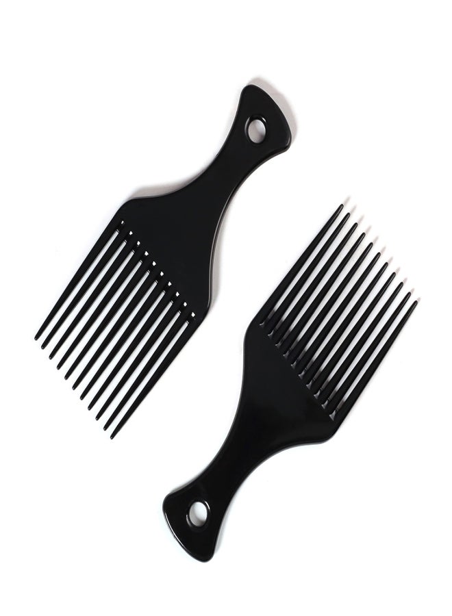 Bluezoo Hair Comb Insert Afro Hair Pick Comb Hair Comb Oil Slick Styling Hair Brush Hairdressing Accessory for Men& Women - Image 3