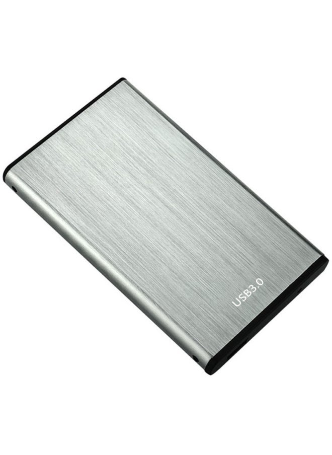 Generic USB3.0 Hard Disk Box 2.5 Inch Notebook Aluminum Alloy Brushed Serial SSD Screw-free Mobile Hard Disk Box-Color:Silver Gray  - Image 3