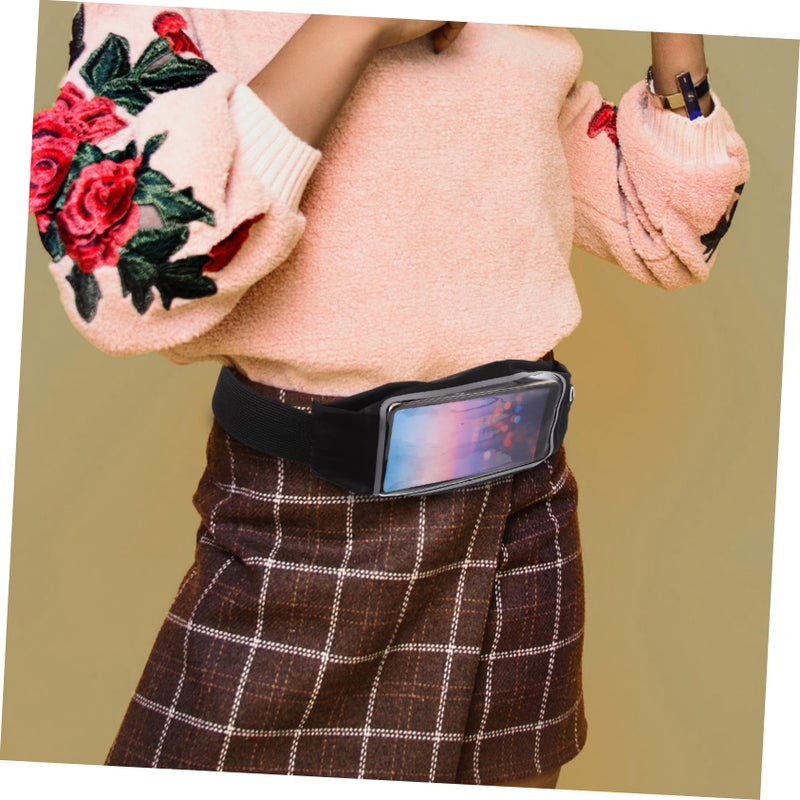 Adjustable Running Waist Belt Pack With Touchscreen Window Lightweight Fanny Pack For Hiking Travel - Image 5