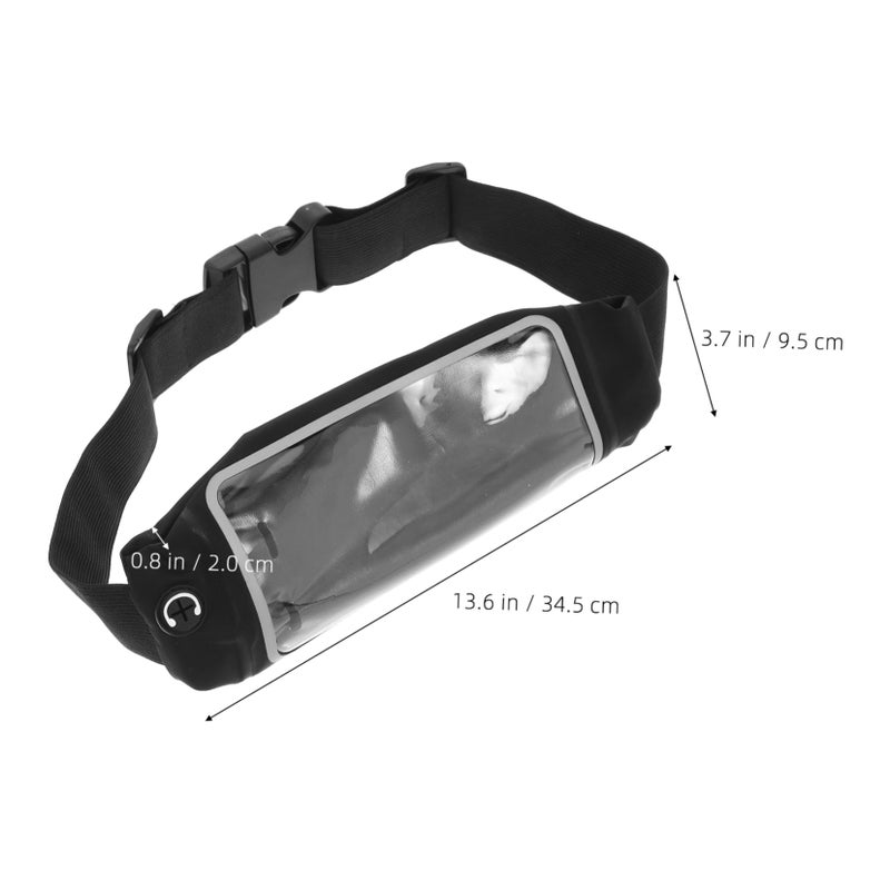 Adjustable Running Waist Belt Pack With Touchscreen Window Lightweight Fanny Pack For Hiking Travel - Image 3