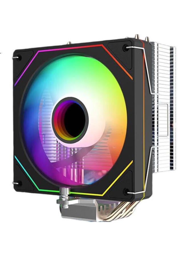 Jplayer Subconscious Joint Edition 4 Copper Pipe Cpu Cooler Black Argb Divine Light Synchronization Intelligent Temperature Control (Supports All Platforms/Comes With Thermal Grease/Handles Up To 170W - Image 2
