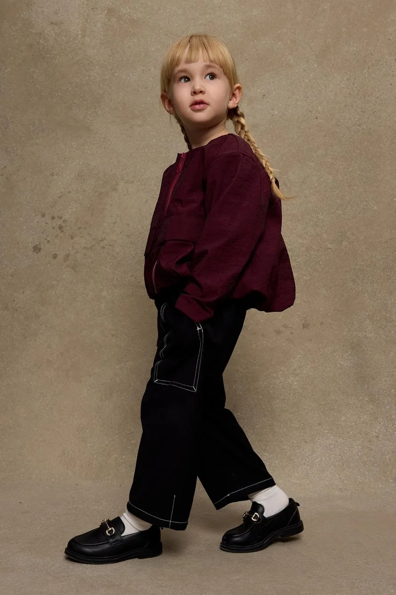 Fahhar Kids Bomb Jacket Claret Red