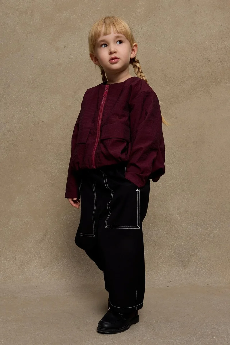 Fahhar Kids Bomb Jacket Claret Red